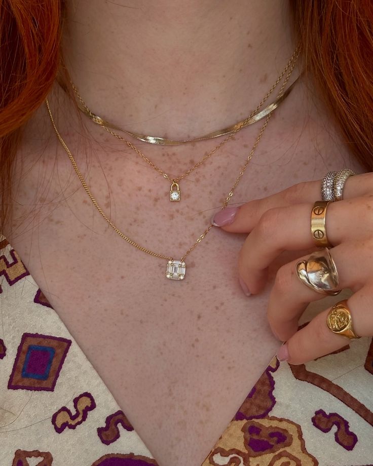 COLLIER CADENAS YOURS GOLD — ARGENT 925 PLAQUÉ OR 18K - ÉCLAT DIAMANT