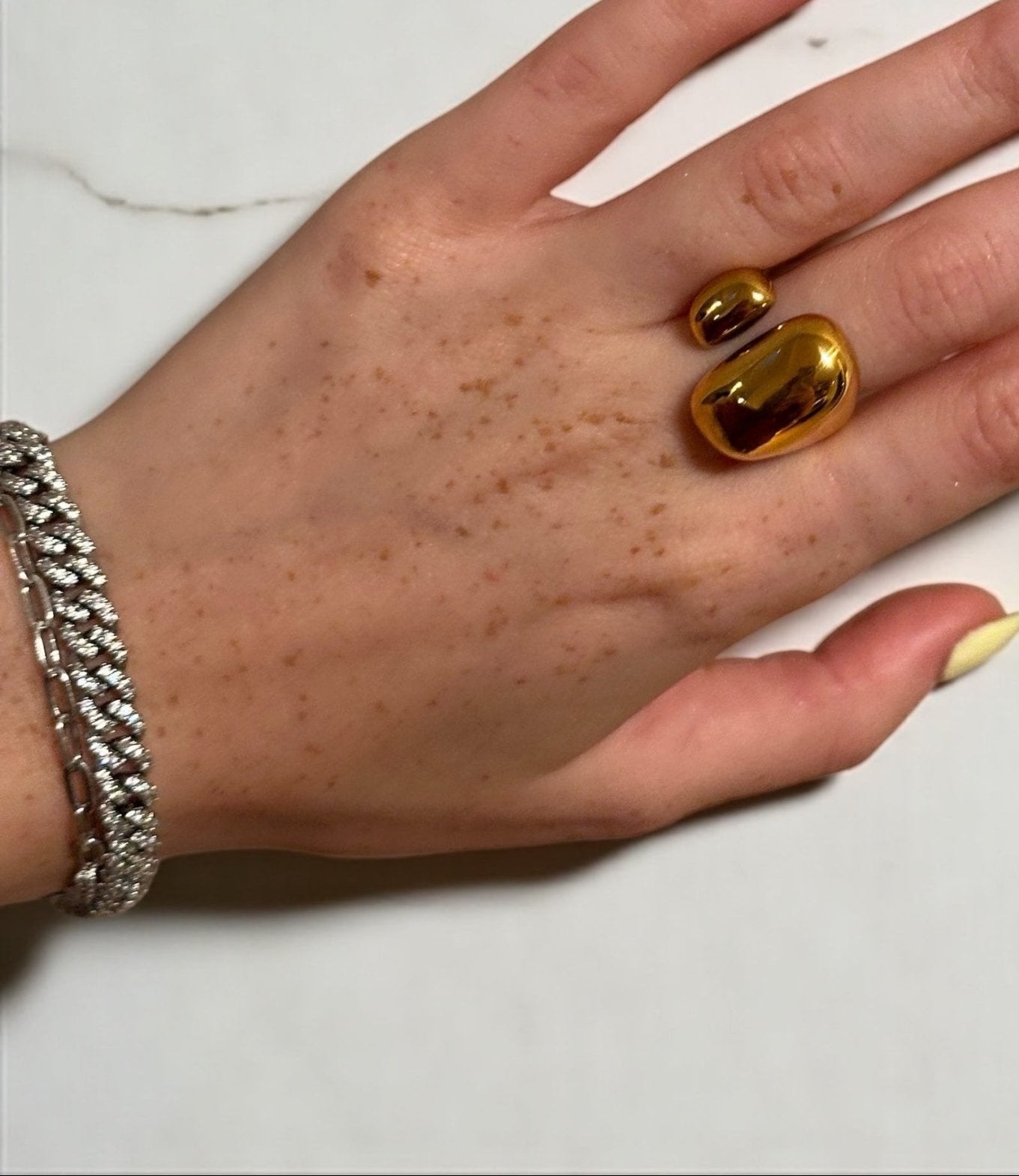 Bague Climax – Acier inoxydable PVD or 18 carats - Luxlab Collection