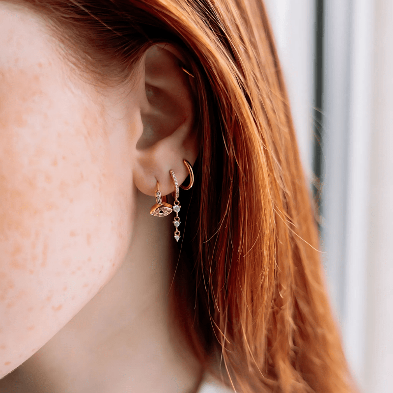 Boucles d'Oreilles GLOW THEORY Gold : Luxlab Collection – L'Éclat Lumineux Durable en Plaqué Or - Luxlab Collection