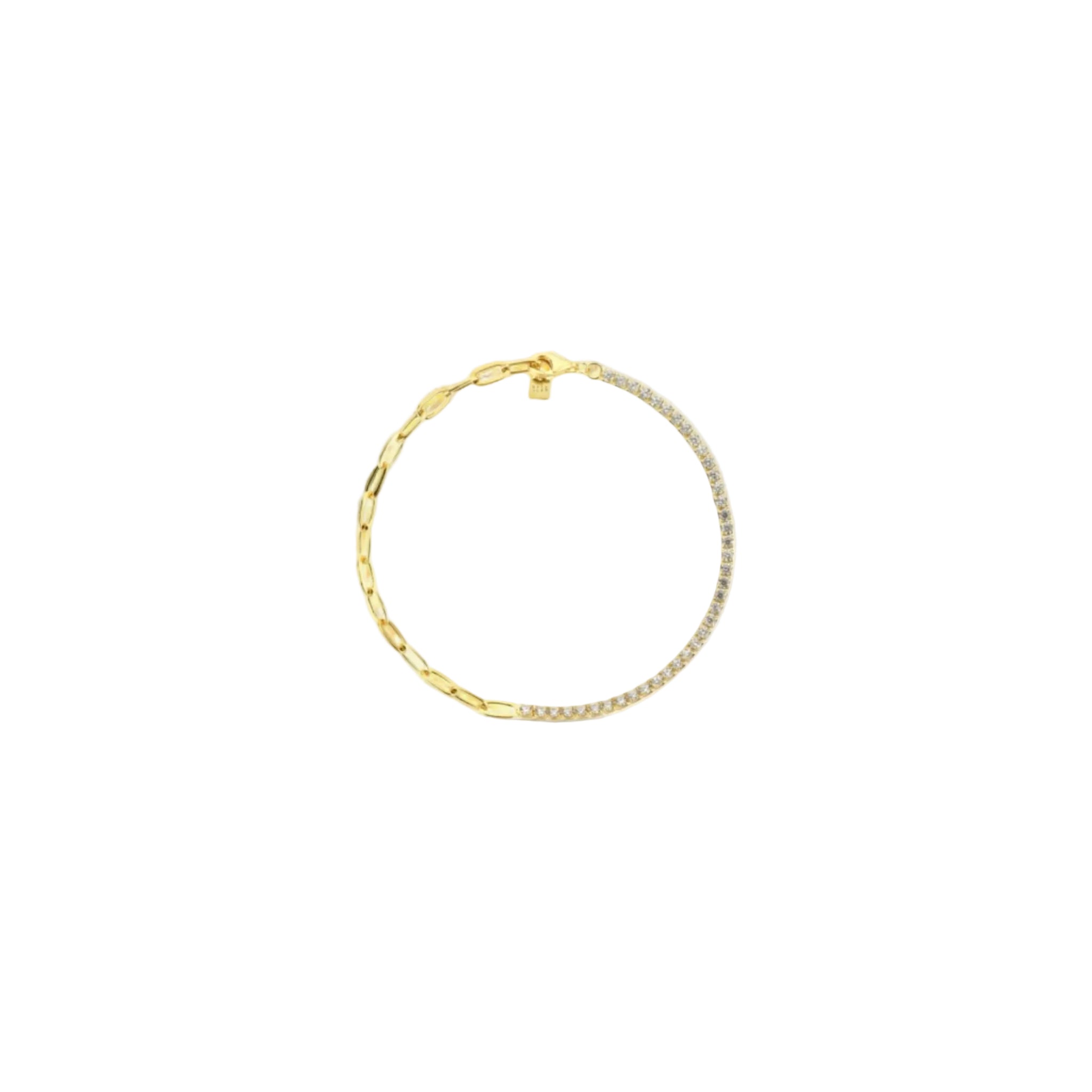 Bracelet LUXE DREAM TENNIS Gold : Luxlab Collection – Double Intensité & Zircons Premium - Luxlab Collection