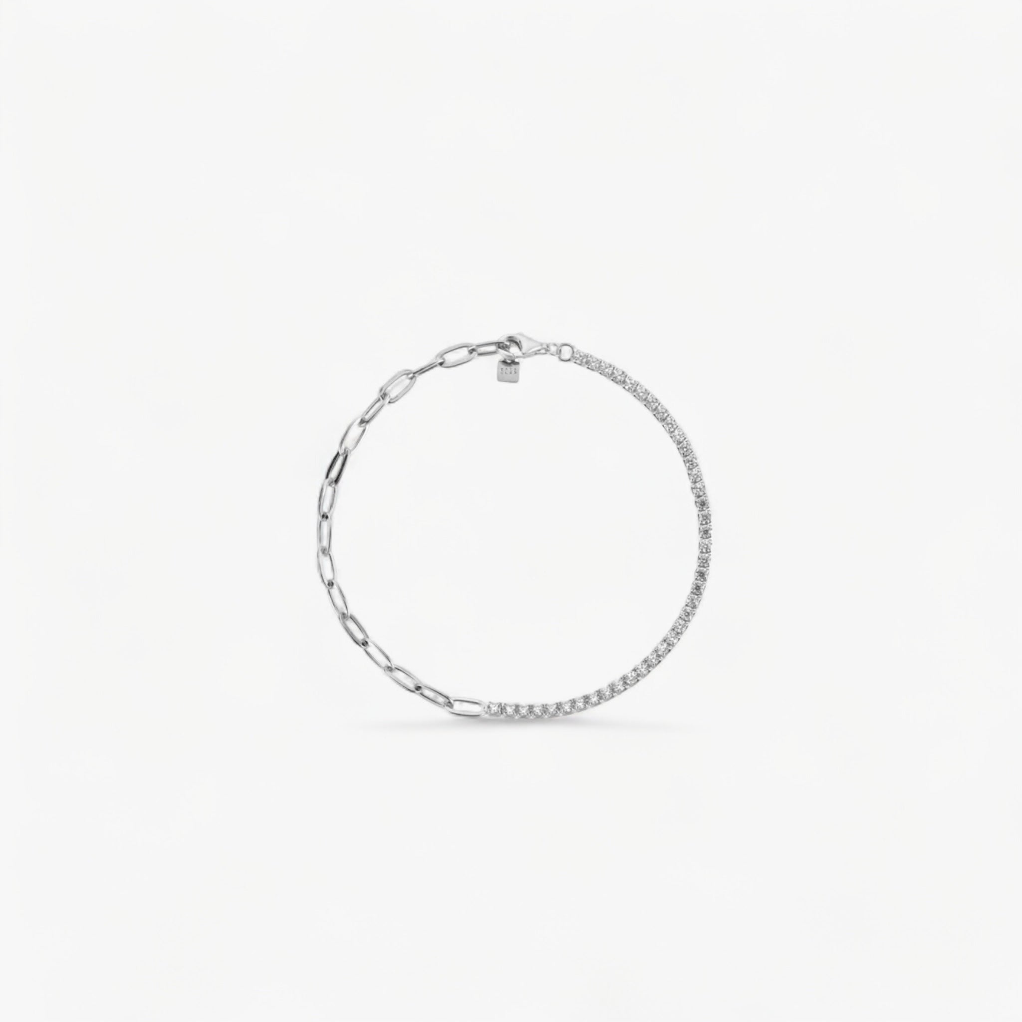 BRACELET LUXE DREAM TENNIS SILVER - ARGENT RHODIÉ - Luxlab Collection