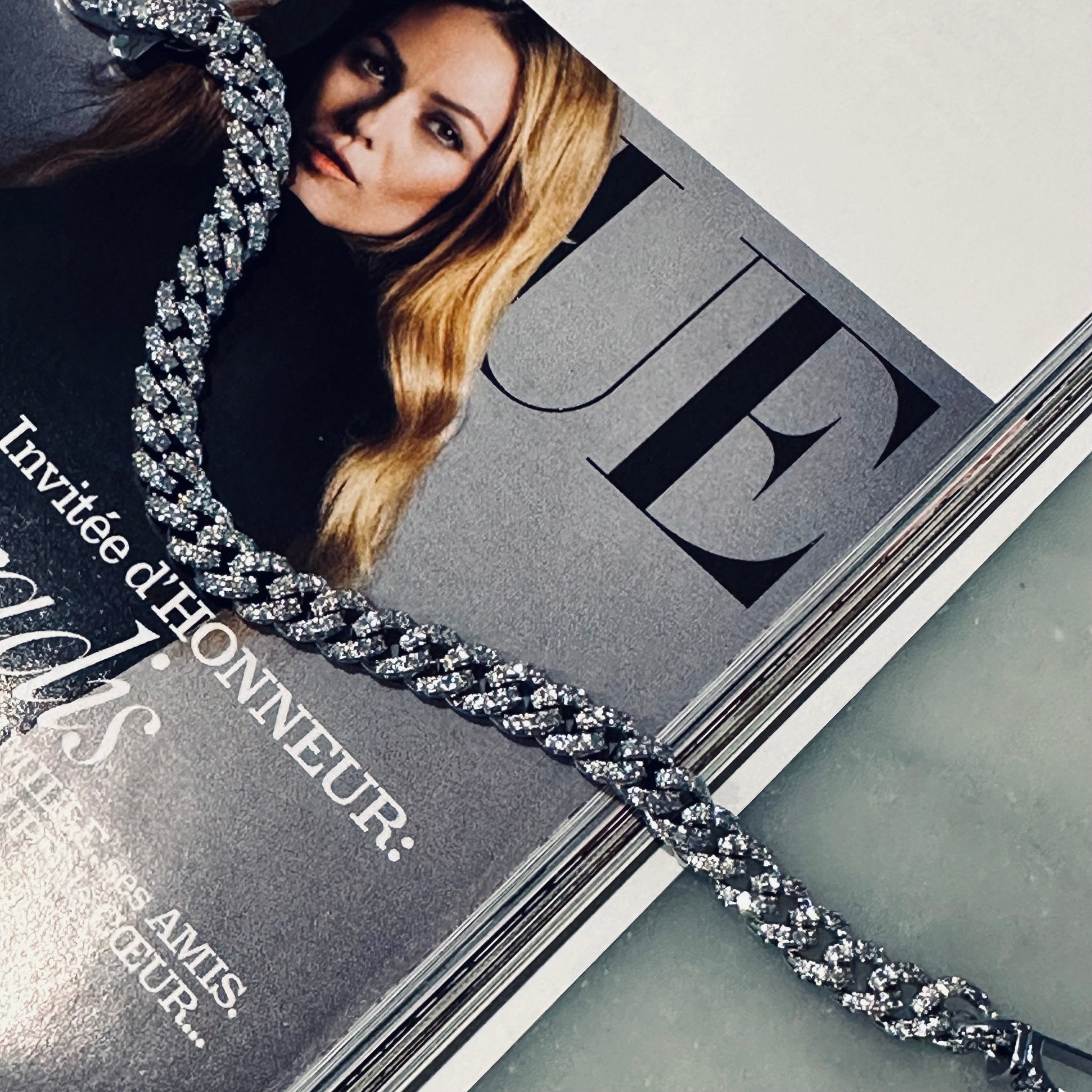 Bracelet pavé PRECIOUS en acier inoxydable - Luxlab Collection