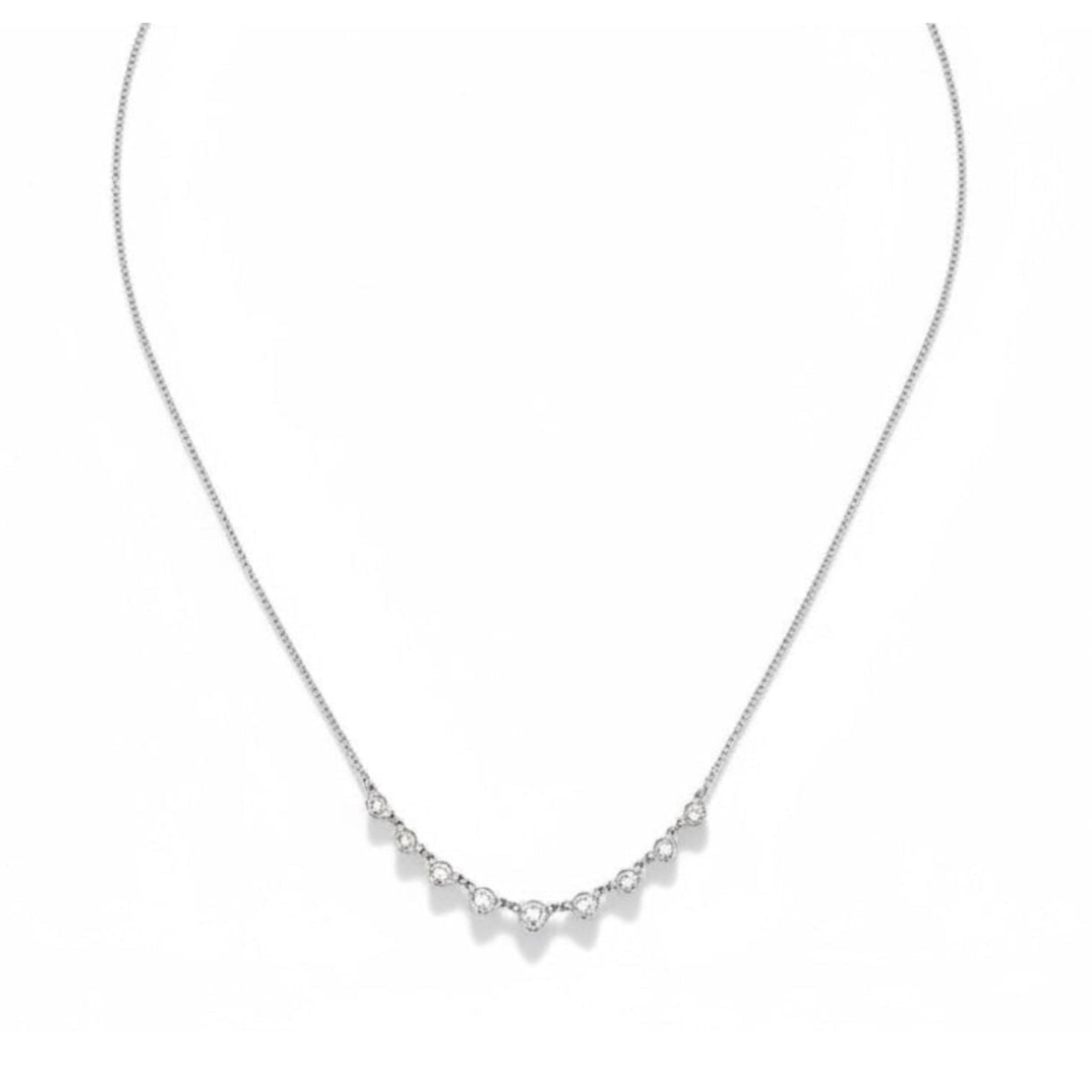 Collier ROMANCE en argent 925 rhodié – - Luxlab Collection