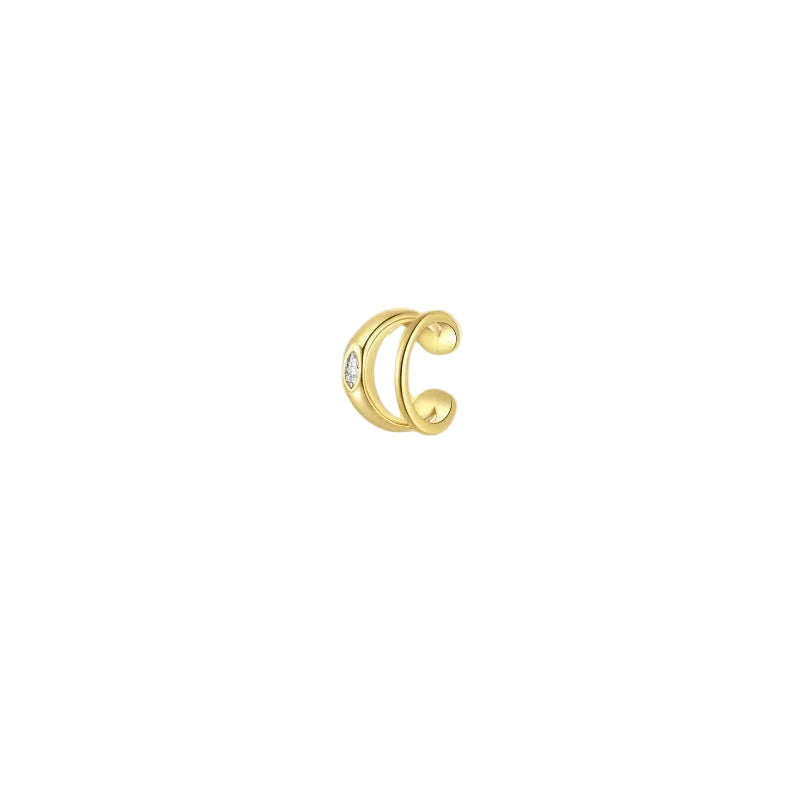 Ear Cuff MUSE GOLD : Luxlab Collection – L'Effet Double Piercing sans Perçage - Luxlab Collection