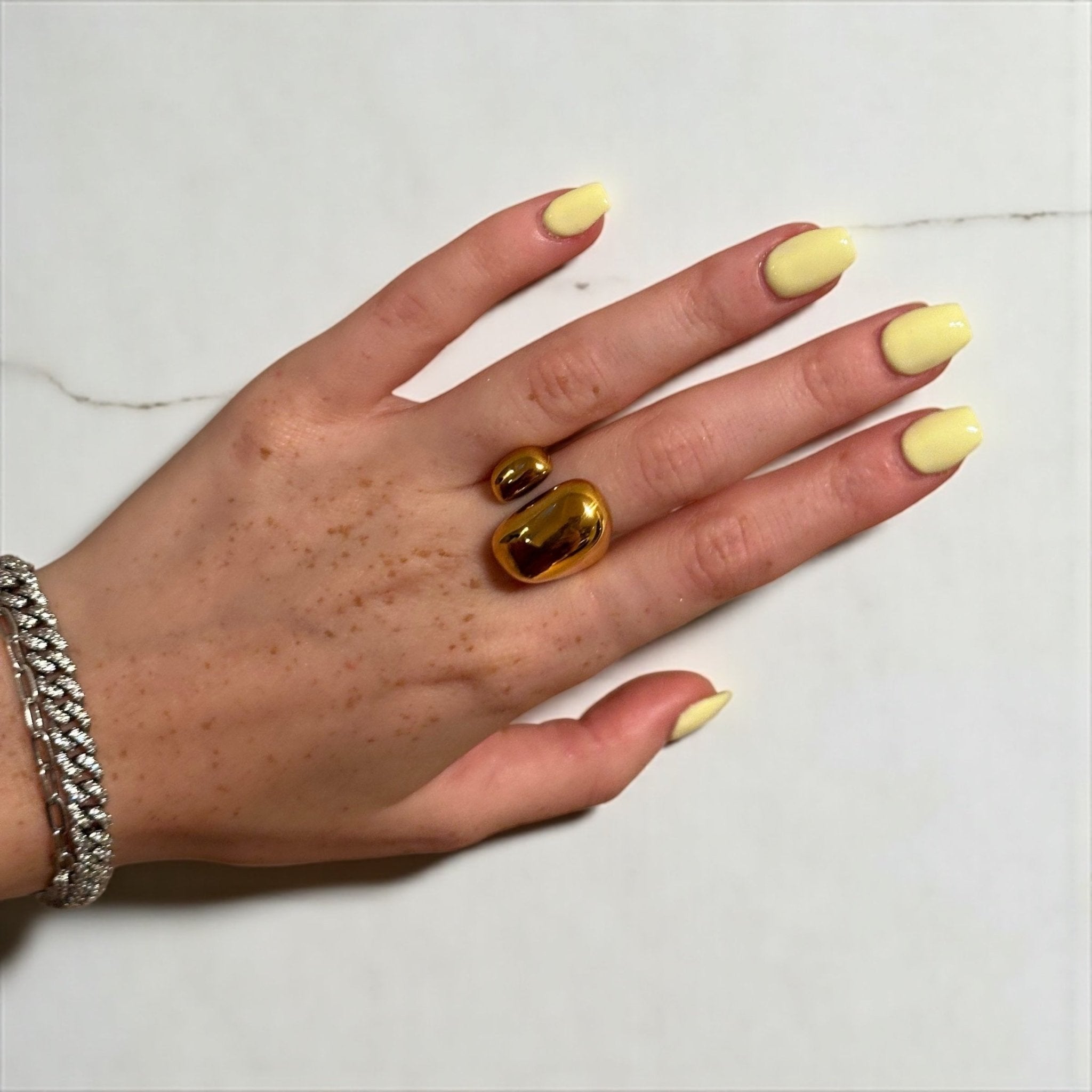 Bague Climax – Acier inoxydable PVD or 18 carats - Luxlab Collection