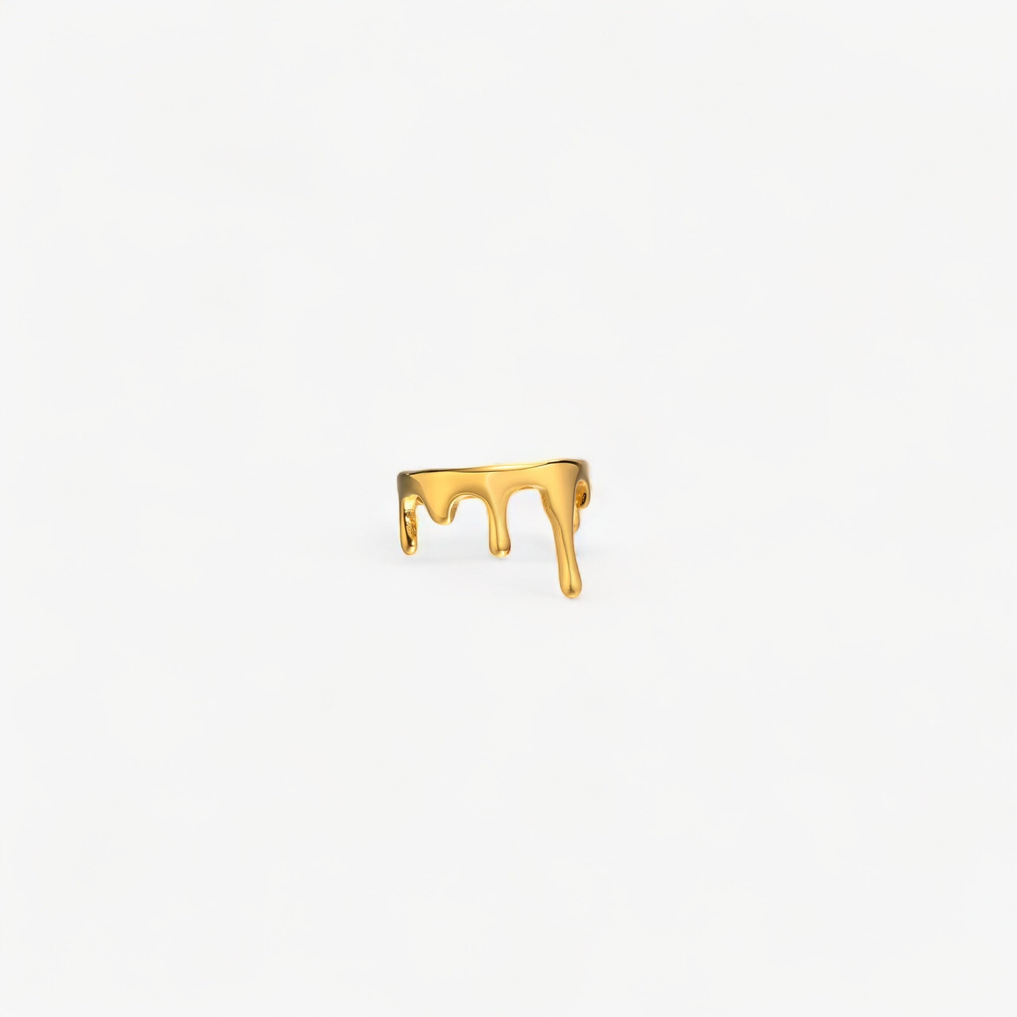 BAGUE DRIP — ACIER INOXYDABLE 316L PLAQUÉ OR 18K — 100% WATERPROOF - Luxlab Collection
