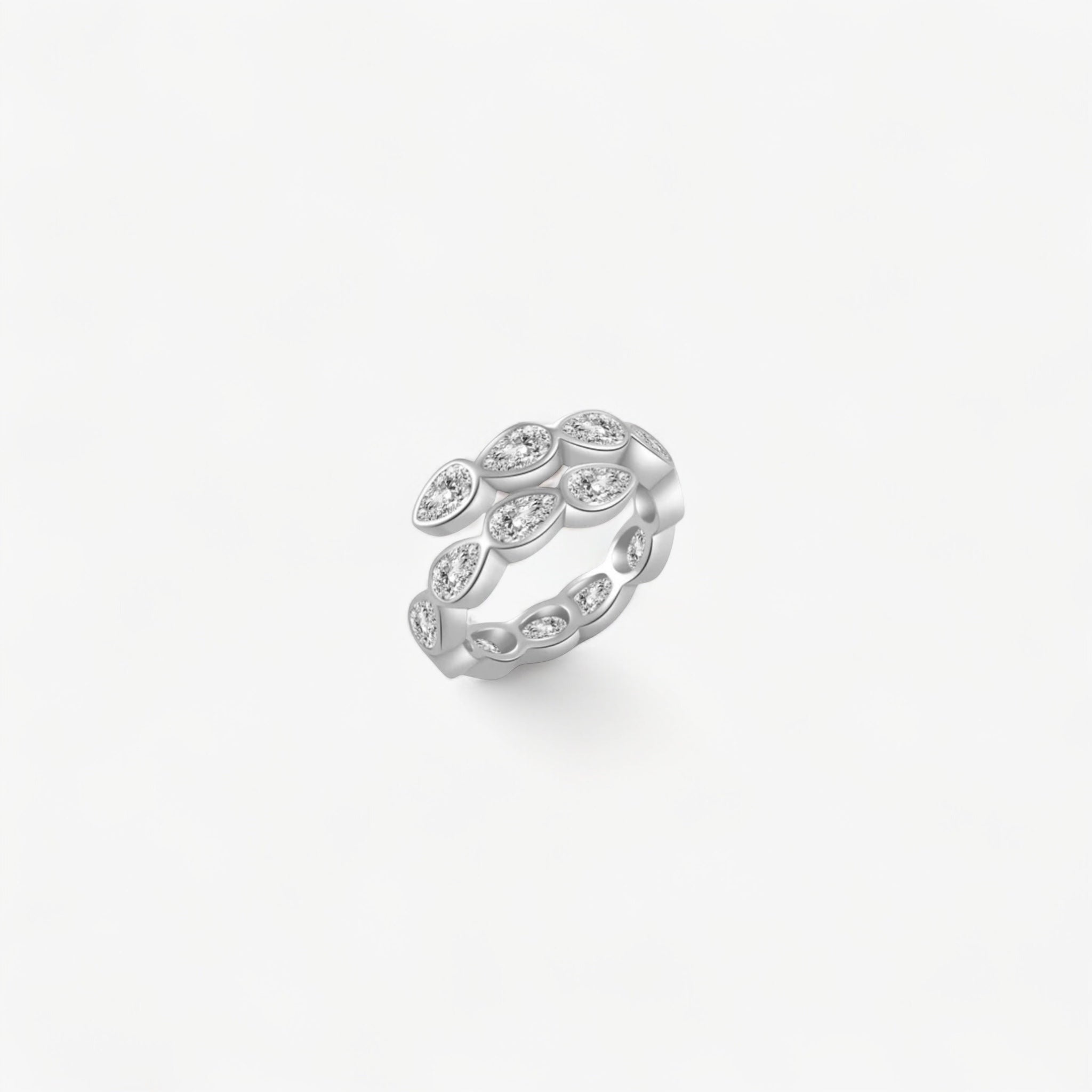 Bague MAUD Silver : Luxlab Collection – Luxueuse, Ajustable & Parfaite pour Sublimer Ton Quotidien - Luxlab Collection