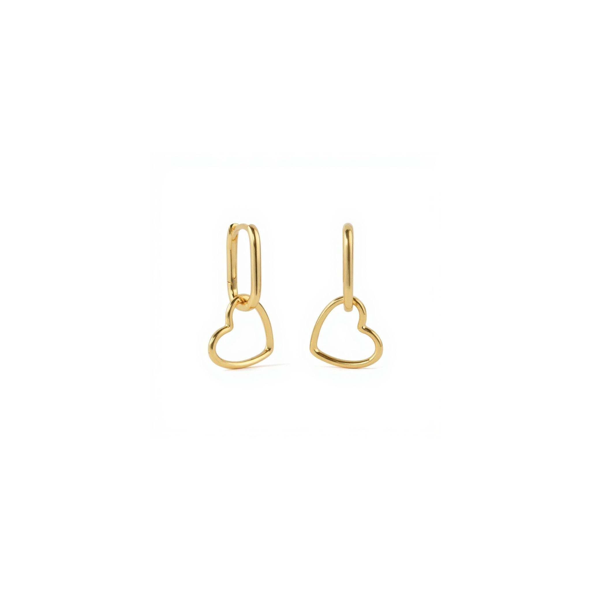 Boucles d'Oreilles HEARTBREAKER Gold : Luxlab Collection - Luxlab Collection