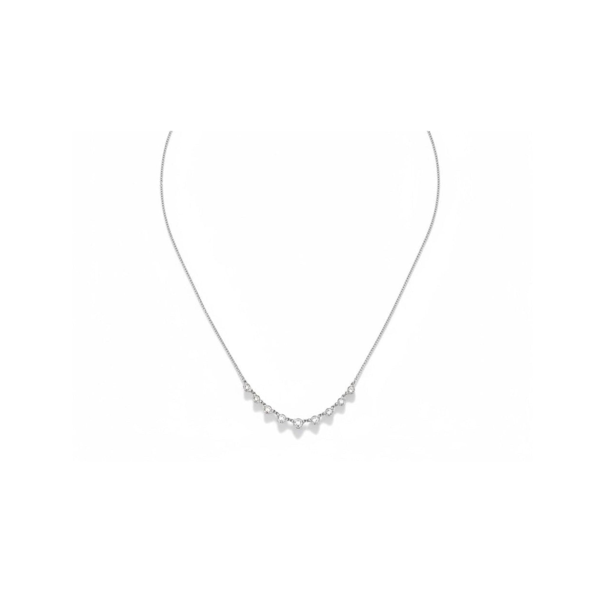 Collier ROMANCE en argent 925 rhodié – - Luxlab Collection