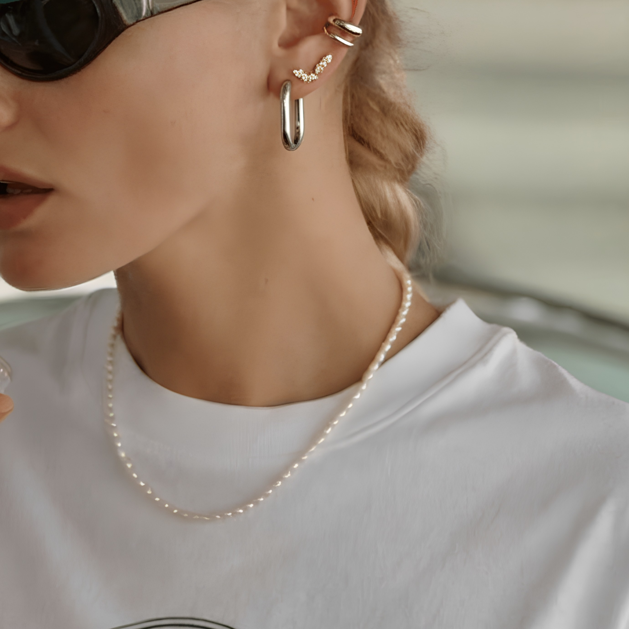 Puces Mini Spark en argent 925 plaqué or 18k & zircons cubiques éclat diamant. Hypoallergéniques, résistantes à l'eau. La base parfaite de votre ear stack.
